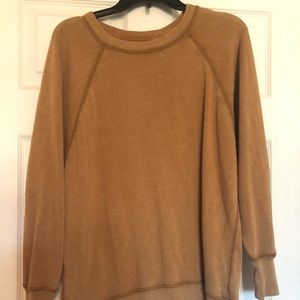 Mustard colored Aerie sweatshirt
